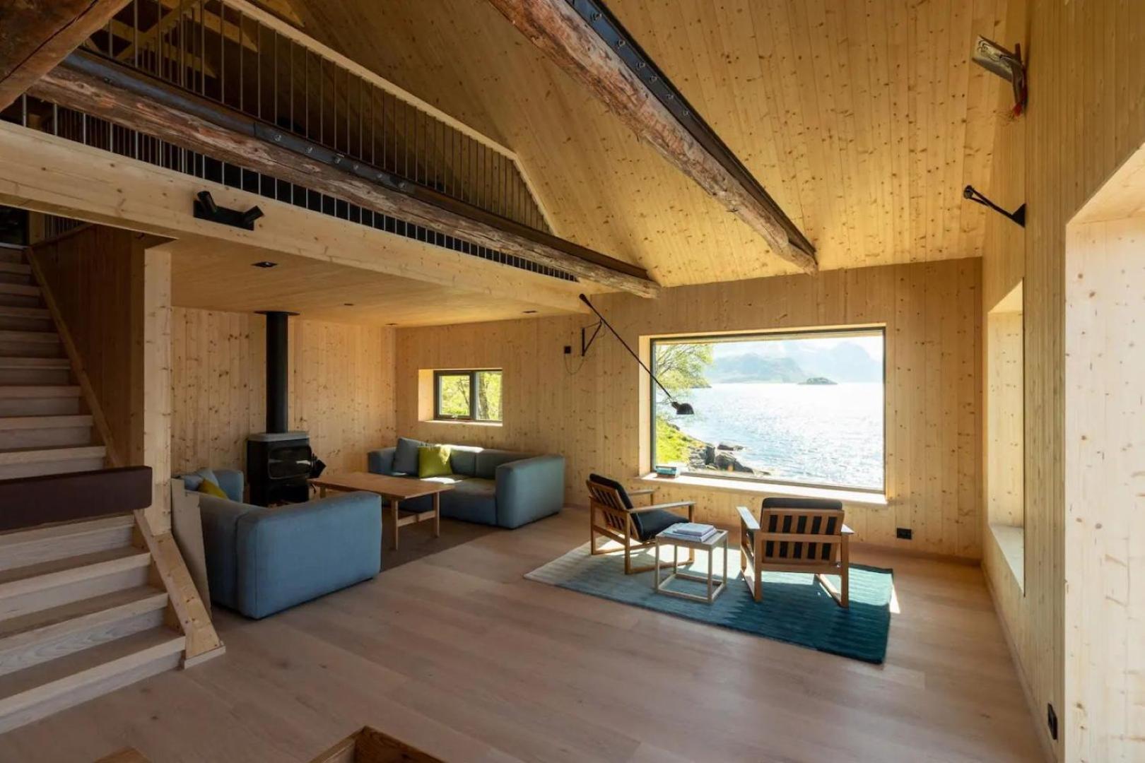 Minkfarmen, Spacious Seaside Cabin With Scenic View Ramberg Eksteriør bilde